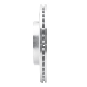 Ford Ikon Brake Rotor (1) - Front Left - R1 Concepts - Drilled & Slotted - Silver - `00-`15